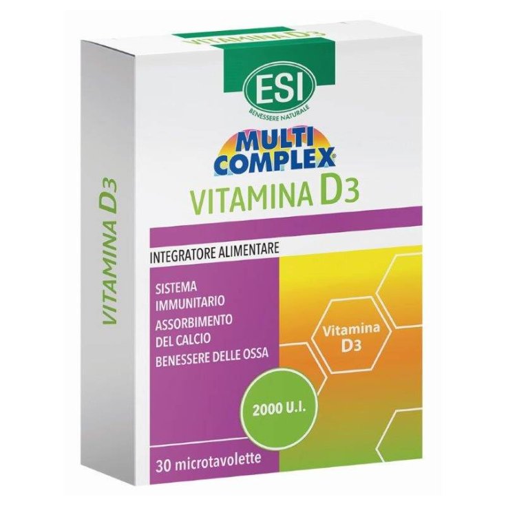 MULTI COMPLEX Vitamina D3&nbsp;ESI 30 Tavolette