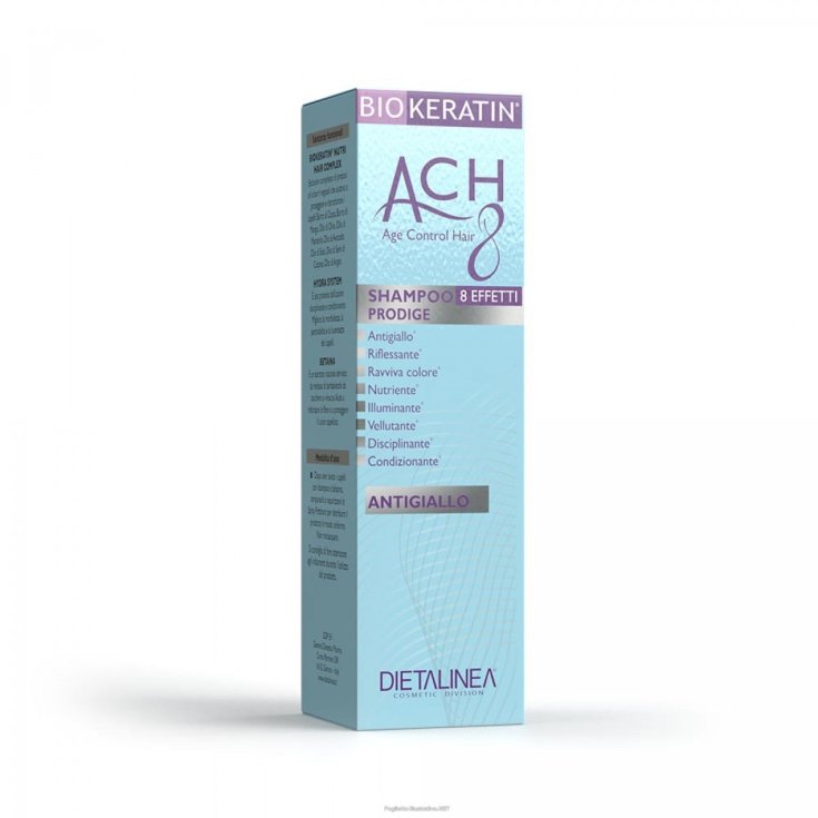 ACH 8 Shampoo Antigiallo BIOKERATIN&nbsp;200ml