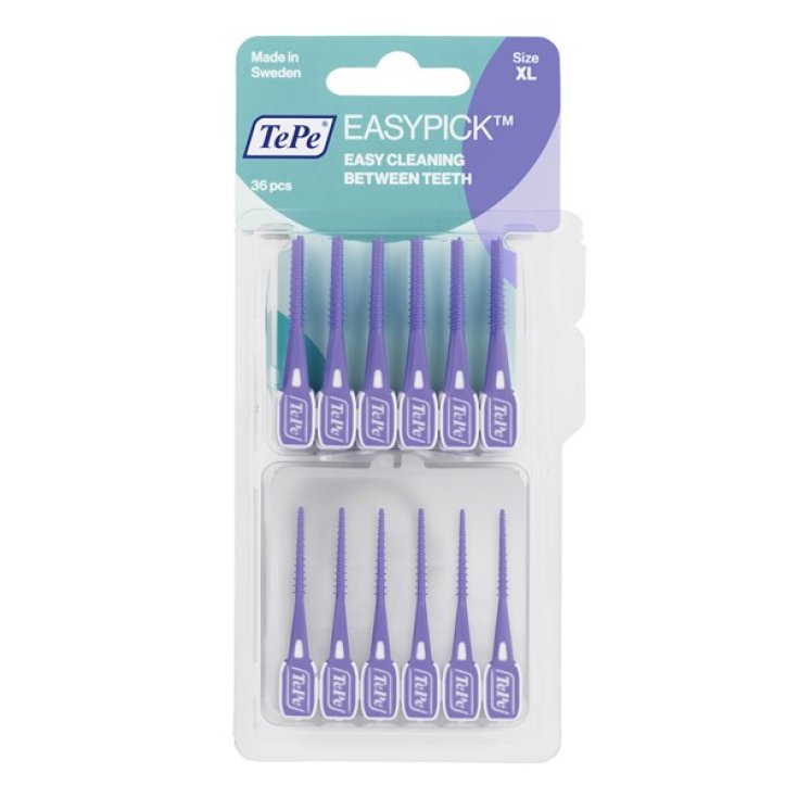 EasyPick&trade; Misura Extra Large Viola TePe&reg; 36 Stick Dentali