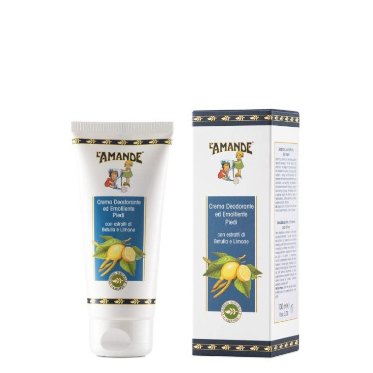 Crema Deodorante ed Emolliente Piedi L'Amande 100ml