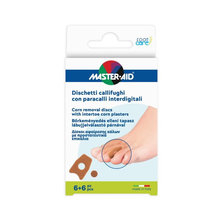 Dischetti Callifughi Con Paracalli FootCare Master-Aid&reg; 6+6Pezzi