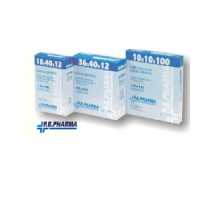Garza Sterile 10x10cm P.B. Pharma 100 Pezzi