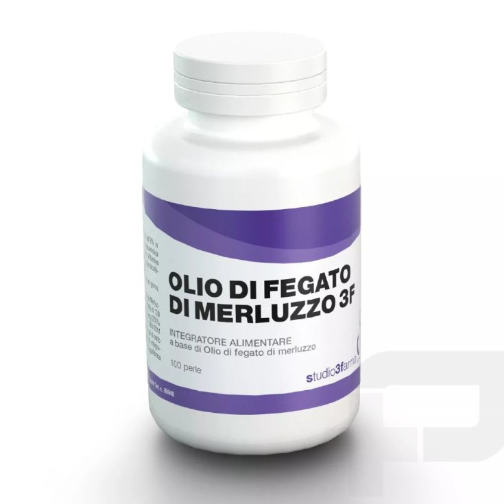 Olio di Fegato di Merluzzo 3F Studio 3Farma 100 Perle