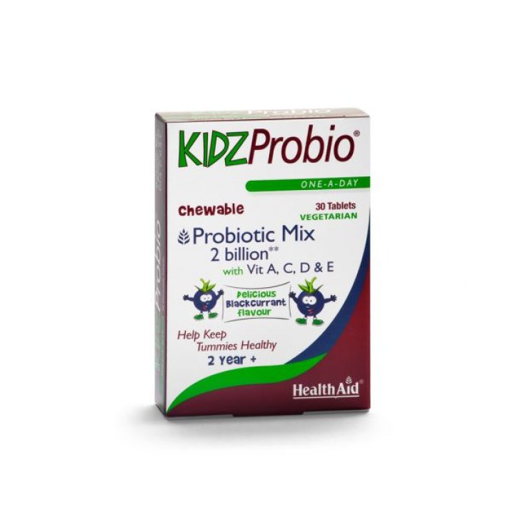 KidzProbio&reg; 2 Miliardi masticabile HealthAid&reg; 30 Compresse