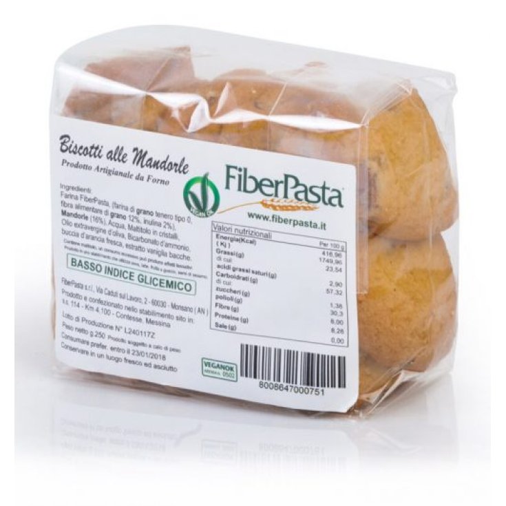 Biscotti Alle Mandorle FiberPasta&reg; 250g
