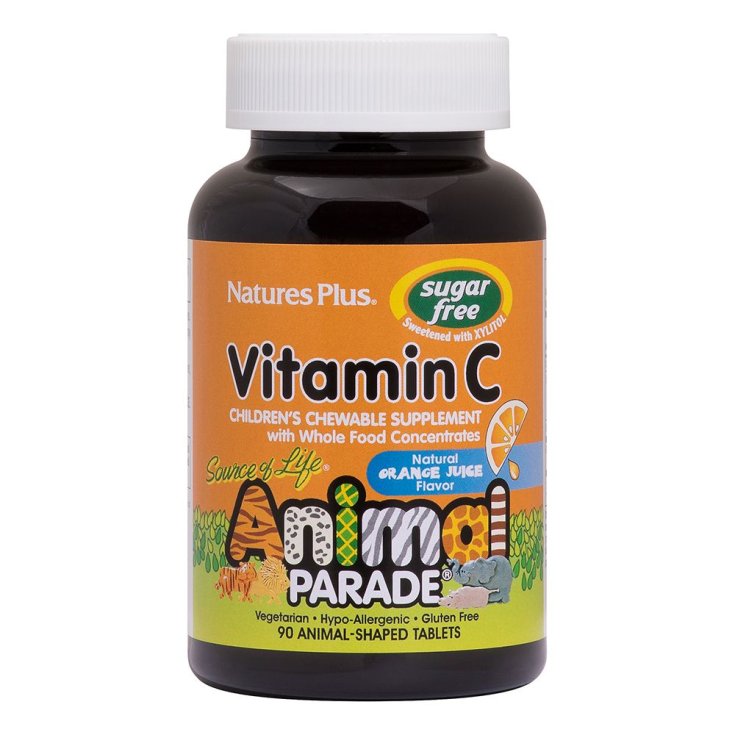 Animal Parade Vitamina C Senza zucchero Natures Plus&reg; 90 Tavolette