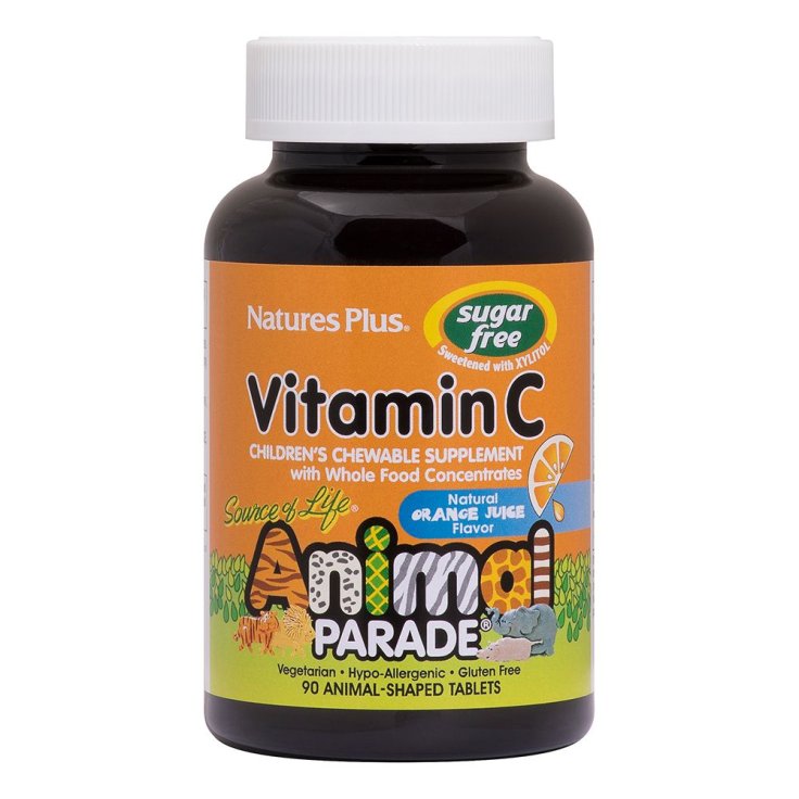Animal Parade Vitamina C Senza zucchero Natures Plus&reg; 90 Tavolette