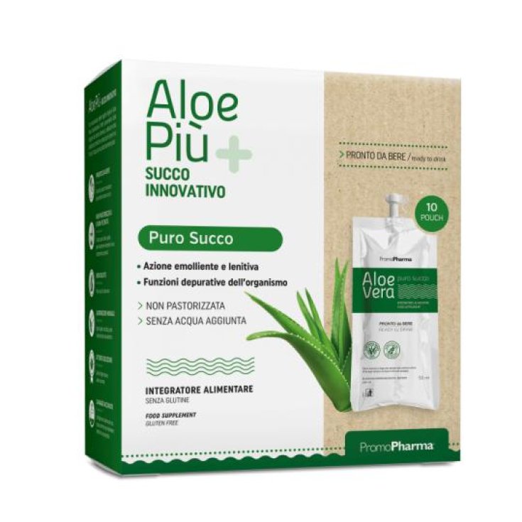 Aloe Pi&ugrave; Succo Innovativo Puro PromoPharma 10 Pouch