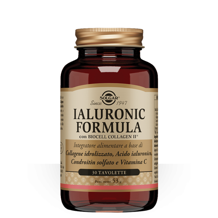 Ialuronic Formula Solgar 30 Tavolette Ialuronic Formula Solgar 30 Tavolette