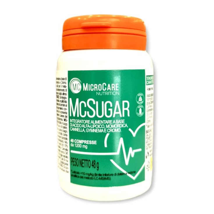 Mc Sugar MicroCare Nutrition 40 Compresse Mc Sugar MicroCare Nutrition 40 Compresse