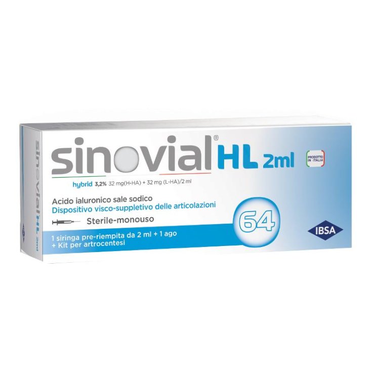 Sinovial Hl 64 2ml Ibsa 1 Pezzo + 1 Kit