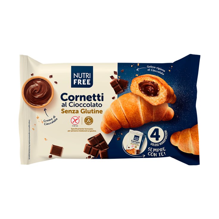 Cornetti al Cioccolato NutriFree 4 Monoporzioni