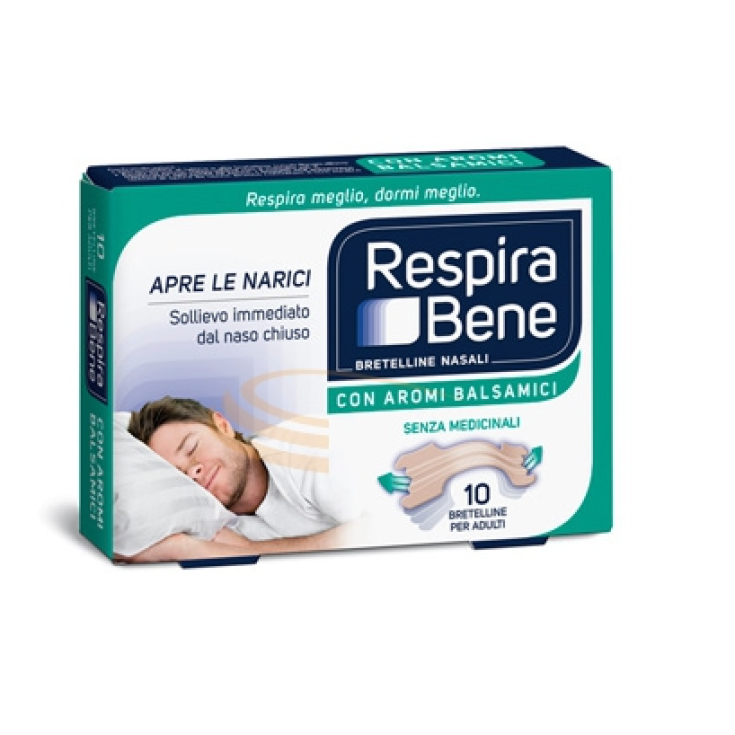 Respira Bene Aromi Balsamici 10 Cerotti Nasali