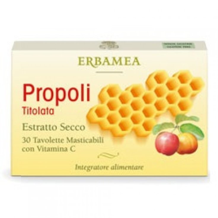 PROPOLI TITOLATA ERBAMEA 30 TAVOLETTE MASTICABILI