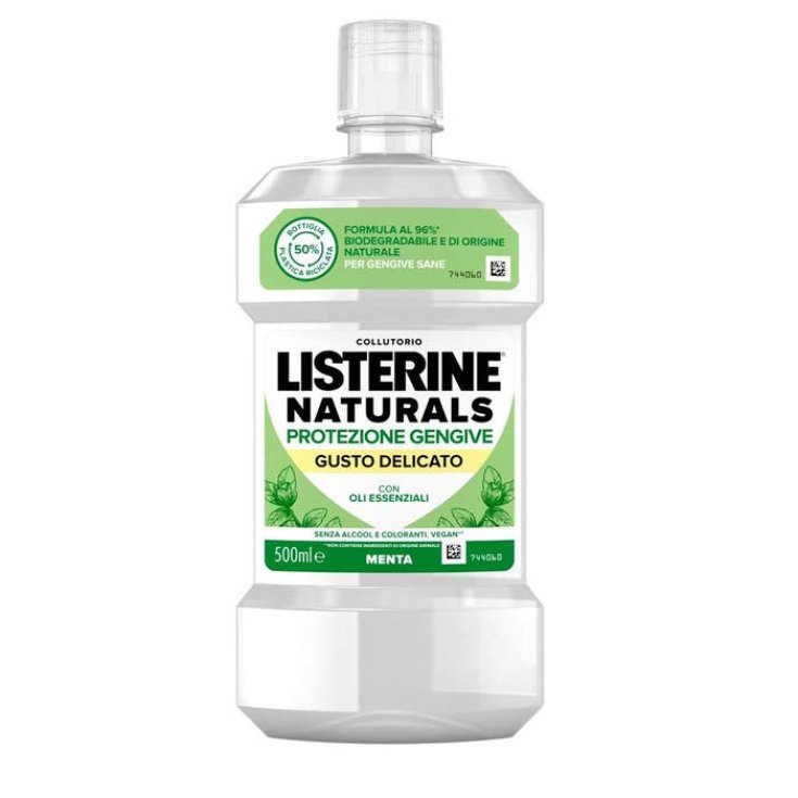 Protezione Gengive Listerine Naturals Colluttorio Gusto Delicato 500ml