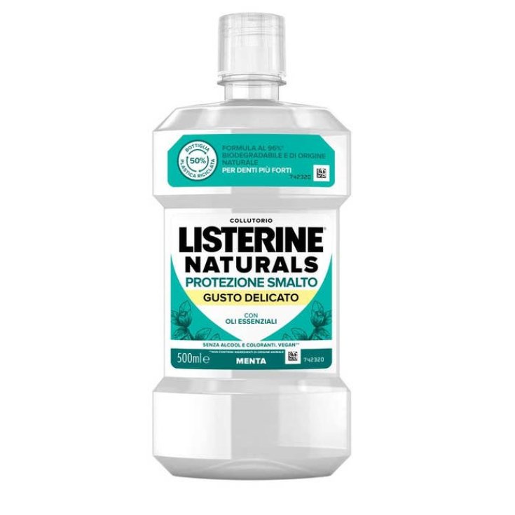 Protezione Smalto Listerine Naturals Colluttorio Gusto Delicato 500ml