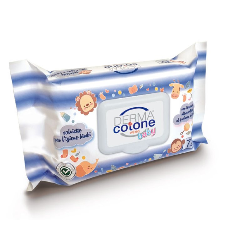 Dermacotone&reg; Baby Salviette Talco 72 Pezzi