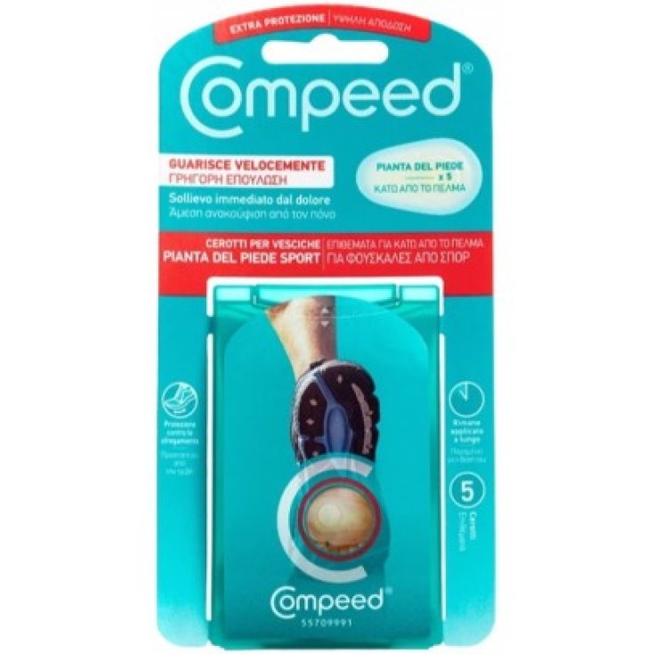 Veschiche alla Pianta del Piede Compeed 5 Cerotti