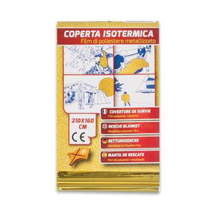 Coperta isotermica oro - argento COP216 210X160 P.V.S.