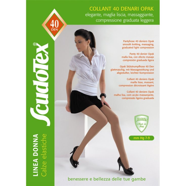 Collant 40 Opaco Nero Tg.2 Scudotex&reg;