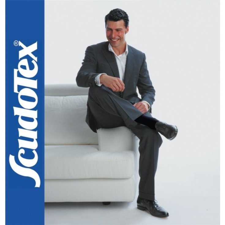 Scudovaris Gambaletto&nbsp;Riposo Cotton&nbsp;Taglia 2 Blu Scudotex 1 Paio