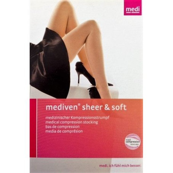 Sheer&Soft K1 435BE Collant&nbsp;Taglia 5 Beige Mediven&reg; 1 Paio