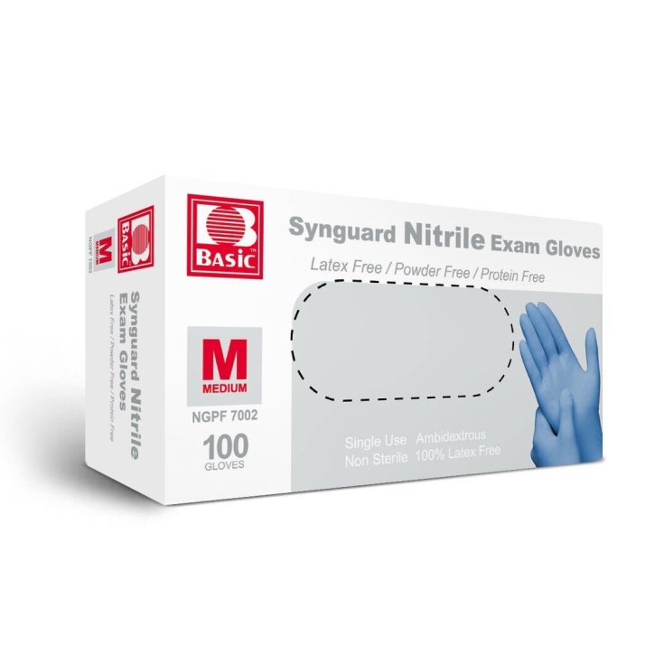 Guanto in Nitrile Senza Polvere SYNGUARD Taglia M