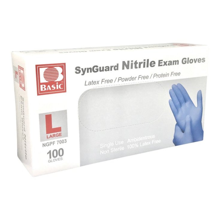Guanto in Nitrile Senza Polvere SYNGUARD Taglia L