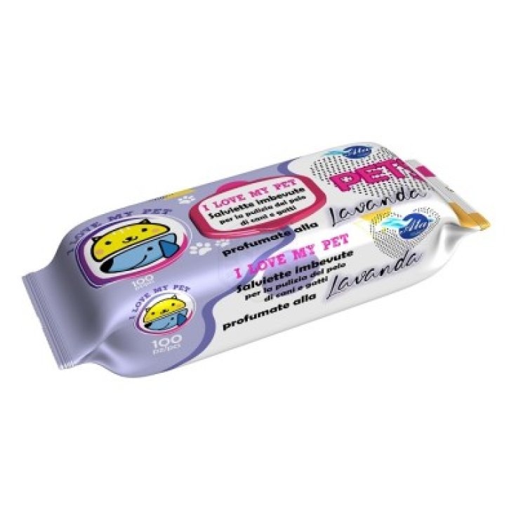 A+CURE&reg; PET SALVIETTE LAVANDA 100 Pezzi