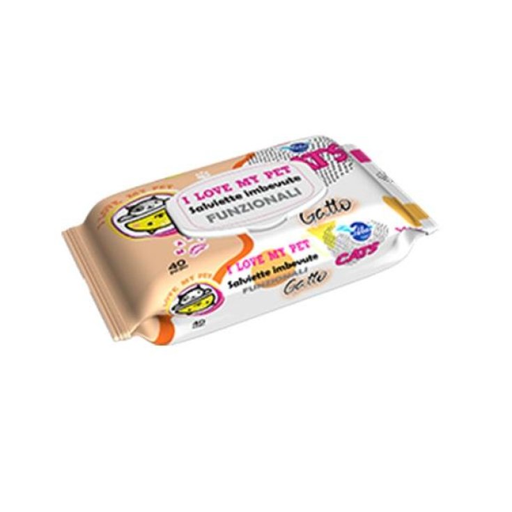 A+CURE&reg; PET FUNZIONALI SALVIETTE GATTO 40 Pezzi