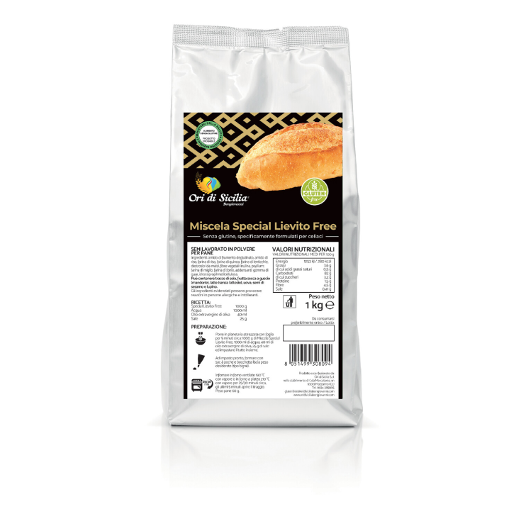 Miscela Special Lievito Free&nbsp;Ori di Sicilia 1Kg