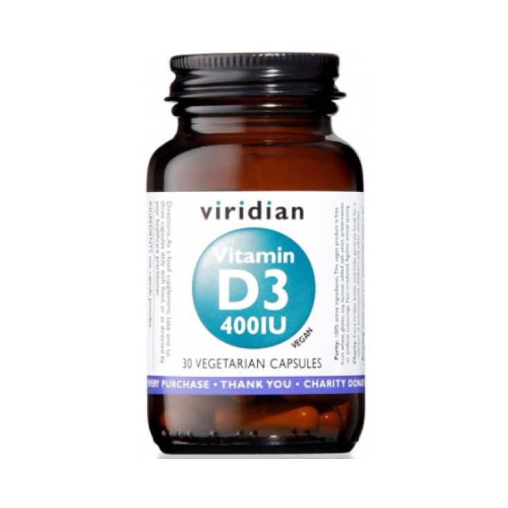 Vitamin&nbsp;D3&nbsp;400 IU Veridian 30 Capsule