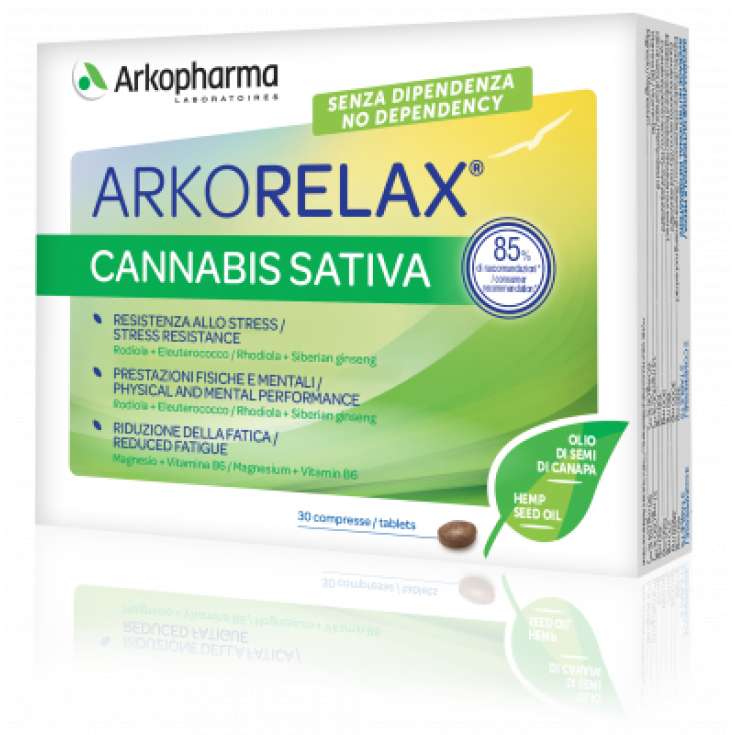 Arkorelax&reg; Cannabis Sativa Arkopharma 30 Compresse