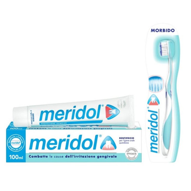 Dentifricio 100ml + 1 Spazzolino Morbido Meridol Set