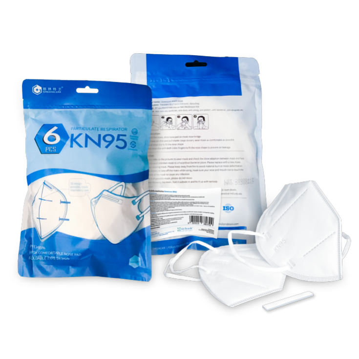 Greencare KN95 Mascherina Adulti 6 Pezzi