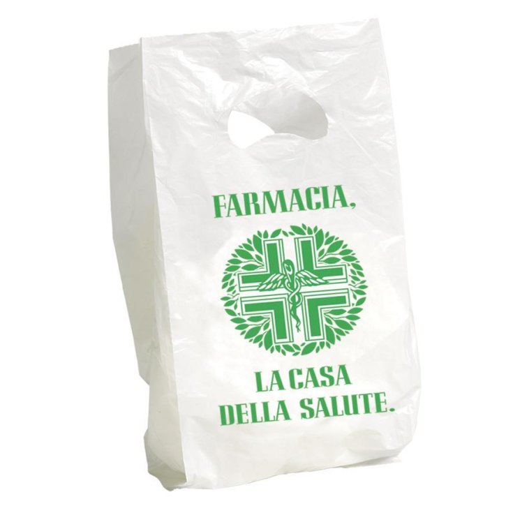 Sacchetto Farmacia 17+3+3X35Cm Pharma Bag 100 Pezzi