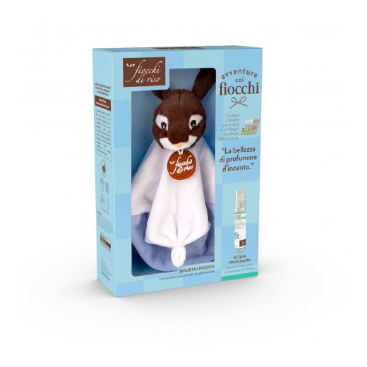 Cofanetto Doudou Azzurro Fiocchi Di Riso 1 Pezzo