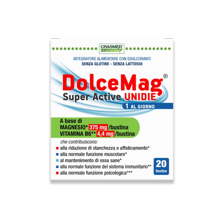 DolceMag&reg; Super Active Unidie Crasmed Pharma 20 Bustine
