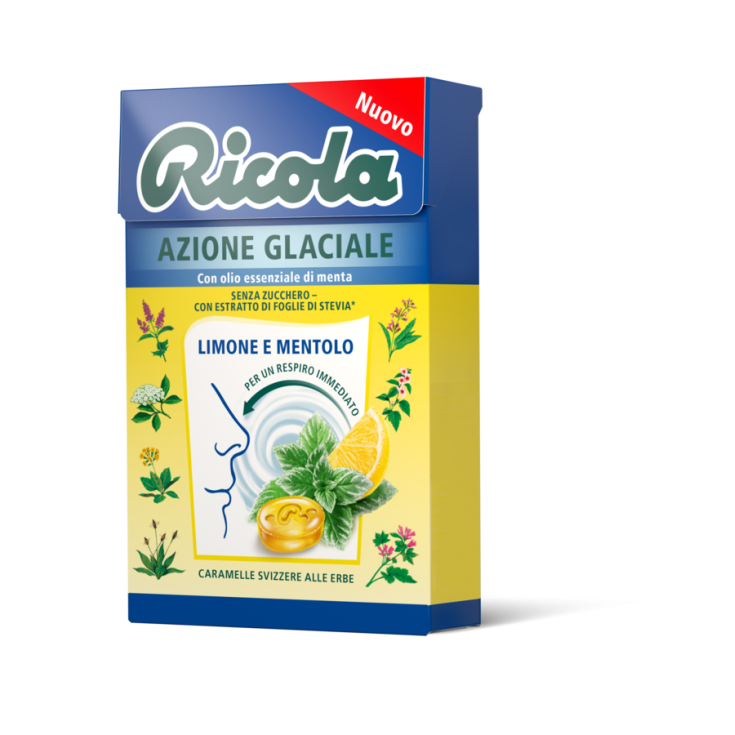 Azione Glaciale Limone E Mentolo Ricola 50g