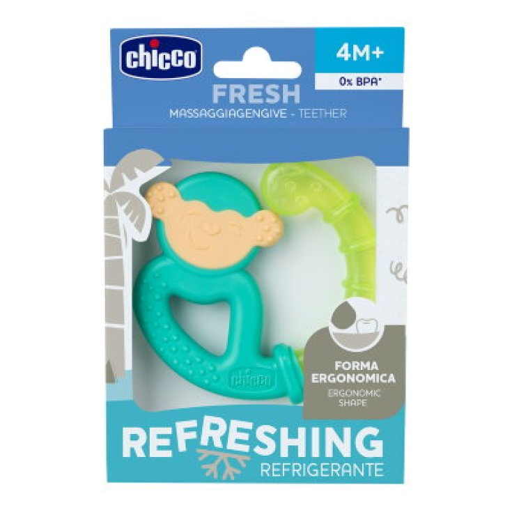 Massaggiagengive Rinfrescante Bradipo 4M+ Chicco 1 Pezzo