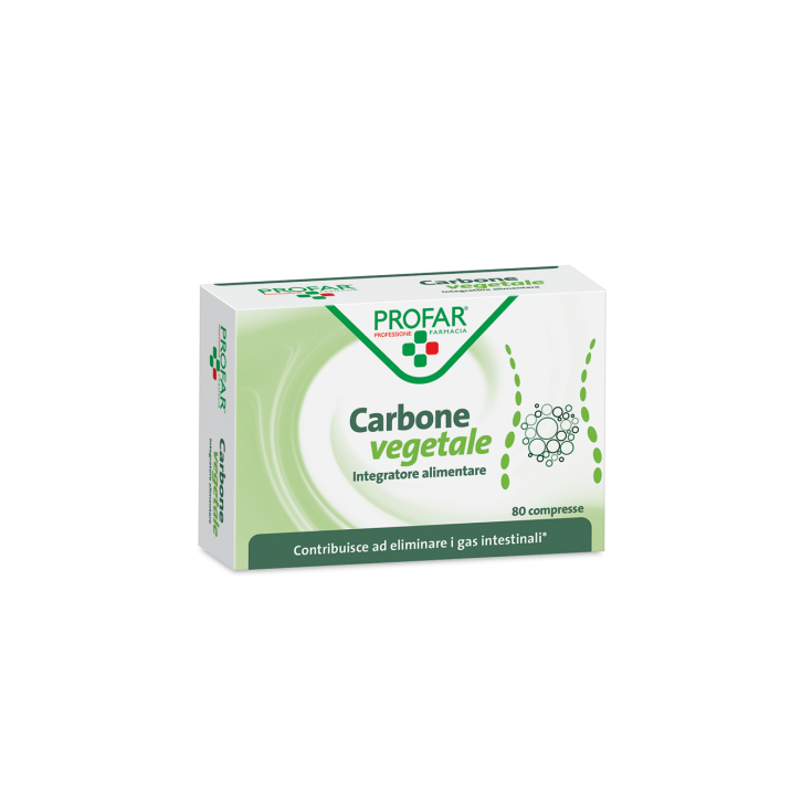 Carbone Vegetale PROFAR&reg; 80 Compresse