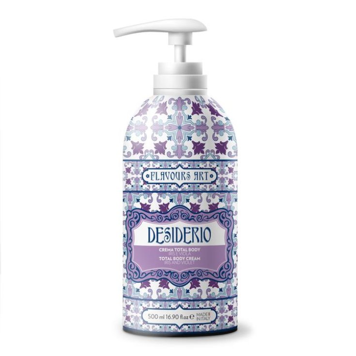 FLAVOURS ART CREMA TOTAL BODY IRIS E VIOLA INCAROSE&reg; 500ml