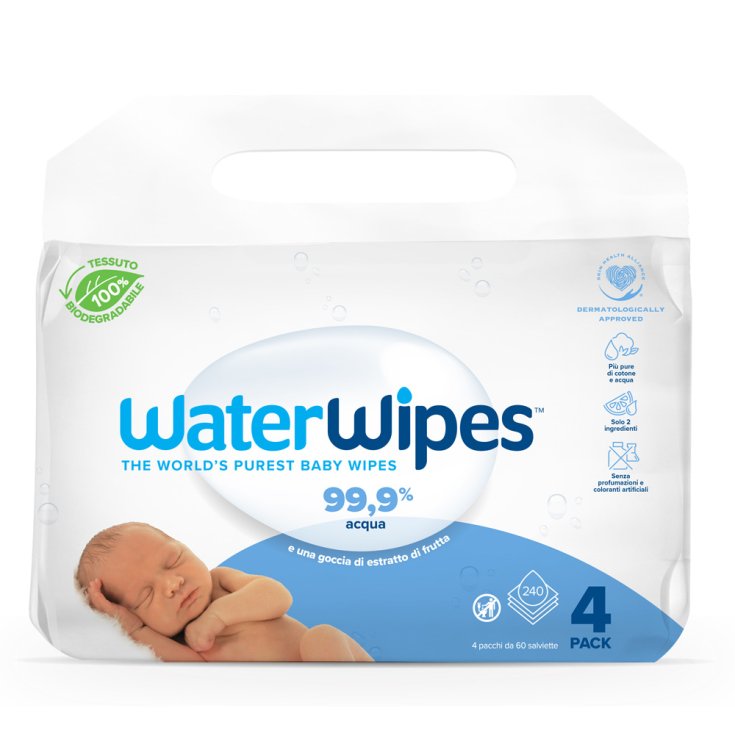 Salviettine Bio WaterWipes&reg; 240 Pezzi