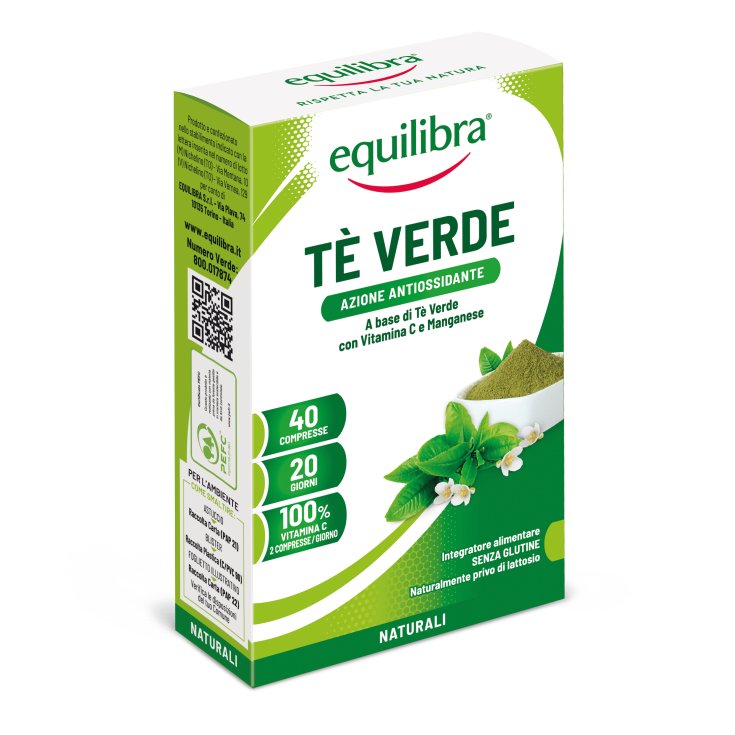 T&egrave; Verde Equilibra 40 Compresse