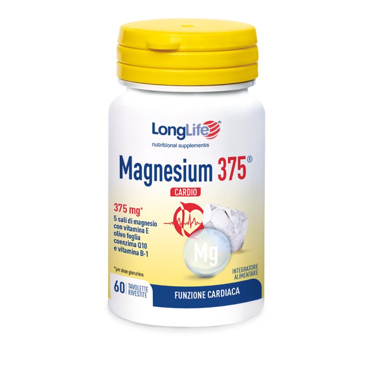 Magnesium 375 CARDIO LongLife 60 Tavolette Rivestite