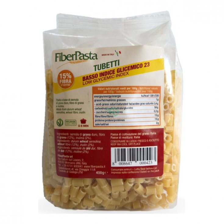 FiberPasta&nbsp;Tubetti 400g