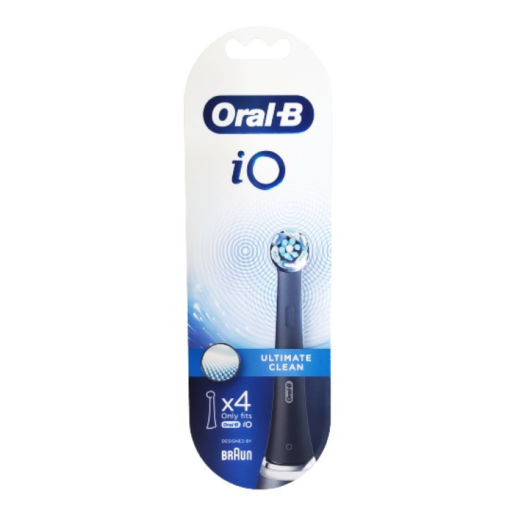 ORAL-B TESTINE DI RICAMBIO IO ULTIMATE CLEAN NERO 4 PEZZI