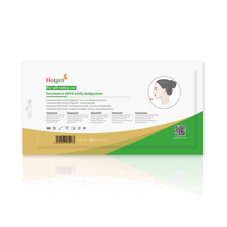 Coronavirus (2019-nCov) Antigentest HotGen 1 Pezzo - Test Rapido Covid