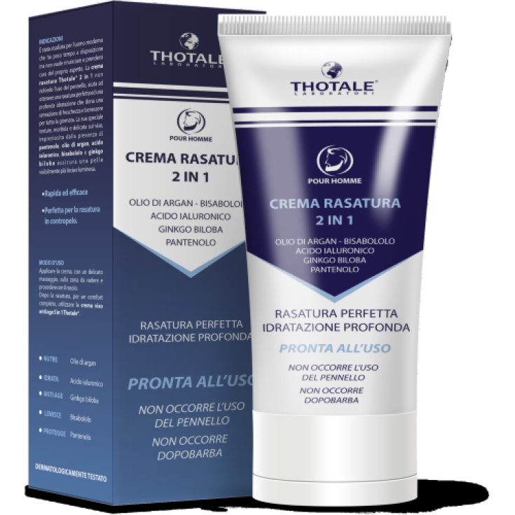 Crema Rasatura 2 In 1 Thotale Pour Homme 150ml