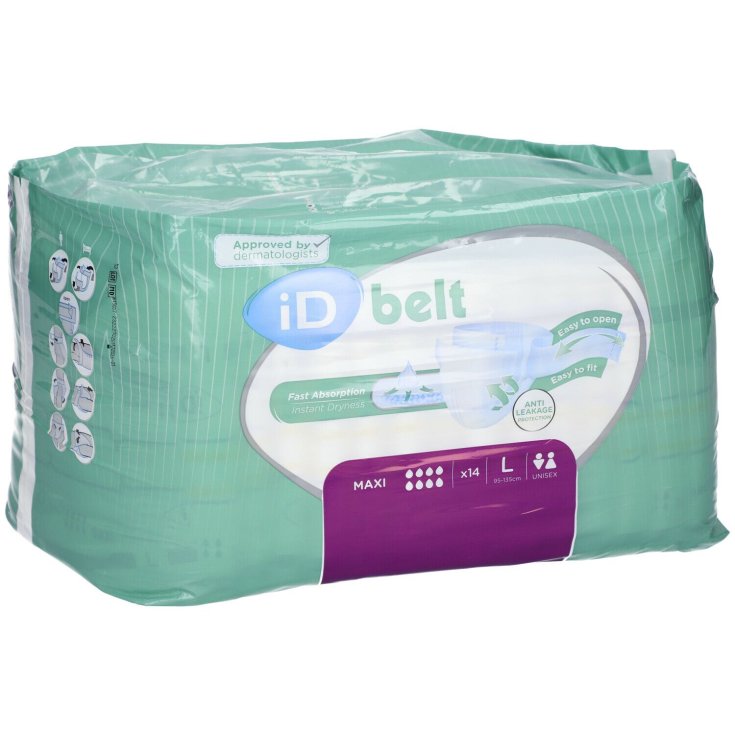 Pannoloni Incontinenza Maxi ID Belt 14 Pezzi